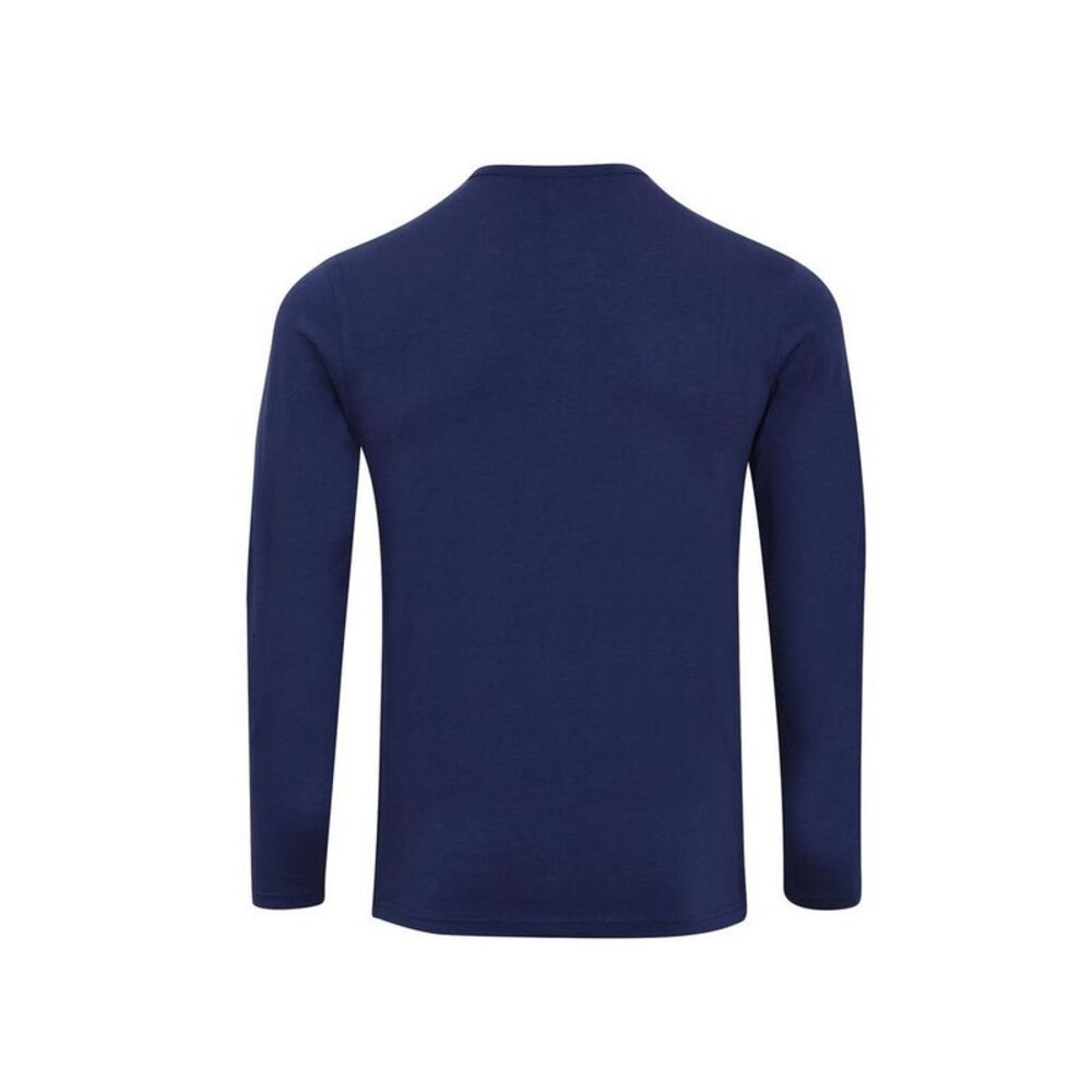 Premier Mens Long John Roll Sleeve T-Shirt / Indigo - Picture 2 of 4
